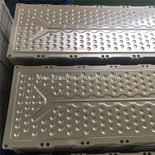 3003 brazed vacuum aluminum water cooling plate installation